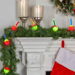 Gerson International Novelty Lights*Set Of 2 Retro Multicolor Bubble Vintage Christmas Lights