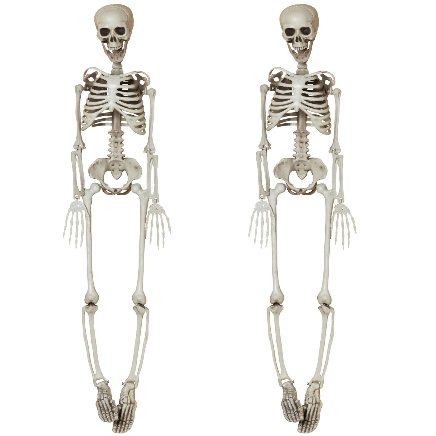 Gerson International Lawn & Outdoor Decor*Set Of 2 Spooky Hanging Skeletons, Creepy Halloween Decor