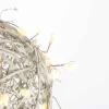 Gerson International Accent Lighting*Set Of 3 White Modern Organic Vine Balls, Battery Operated Led