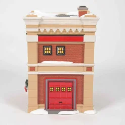 Enesco Department 56*Snow Village Engine 223 Fire House #6011422