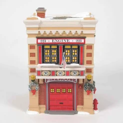 Enesco Department 56*Snow Village Engine 223 Fire House #6011422