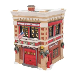 Enesco Department 56*Snow Village Engine 223 Fire House #6011422