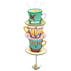 Enesco Wall Decor*Spot Of Tea Clock