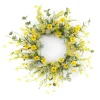 Melrose International Wreaths*Yellow Mini Floral Wreath